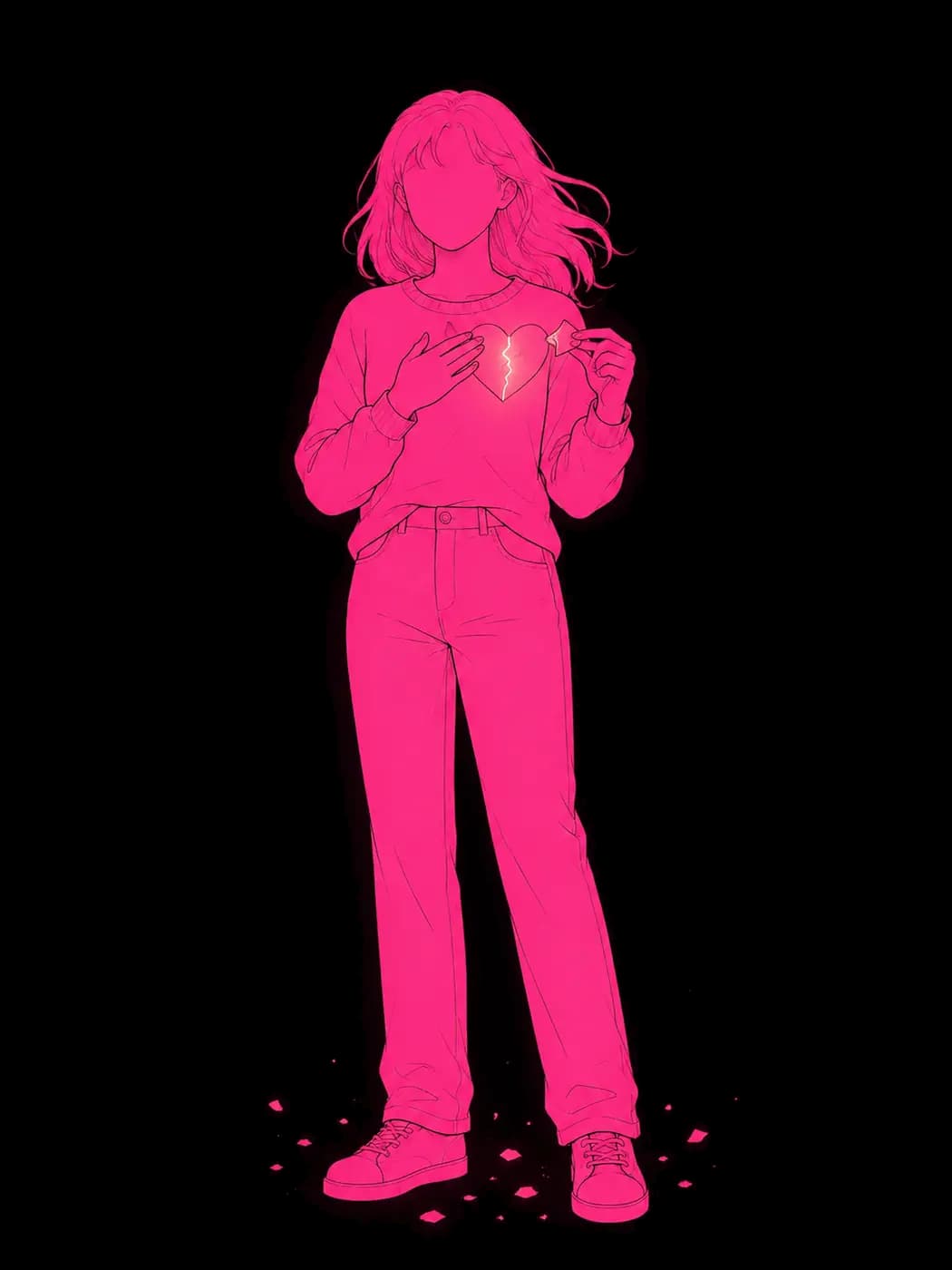 Illustration bleue et rose du guide Se relever en vrai